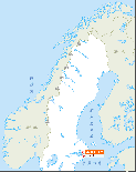 瑞典旅游地图