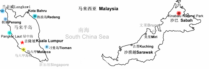 兰卡威旅游地图