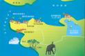 民丹岛旅游地图