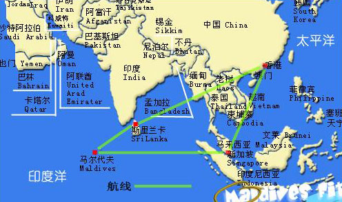 马尔代夫地理位置,马尔代夫在哪里