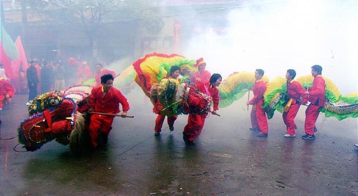 芦溪缩龙-芦溪古城独角缩龙