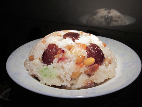 长沙人的传统小吃：乾煎鸡油八宝饭