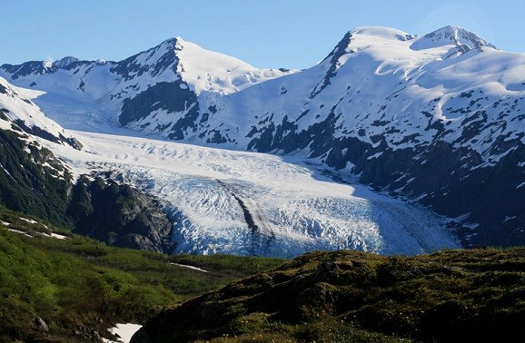阿拉斯加州安克雷奇景点：Portage Glacier