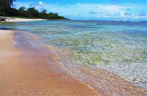 天宁岛景点：丘鲁海滩