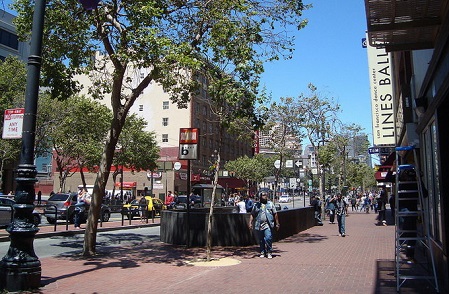 旧金山景点：旧金山市场街