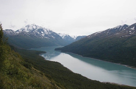 阿拉斯加州安克雷奇景点：Lake Eklutna