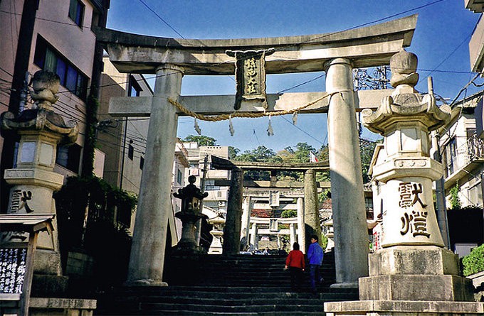诹访神社_长崎_日本