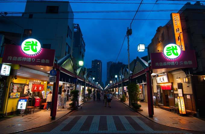 月岛西仲通商店街_东京_日本