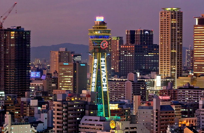 通天阁_大阪_日本