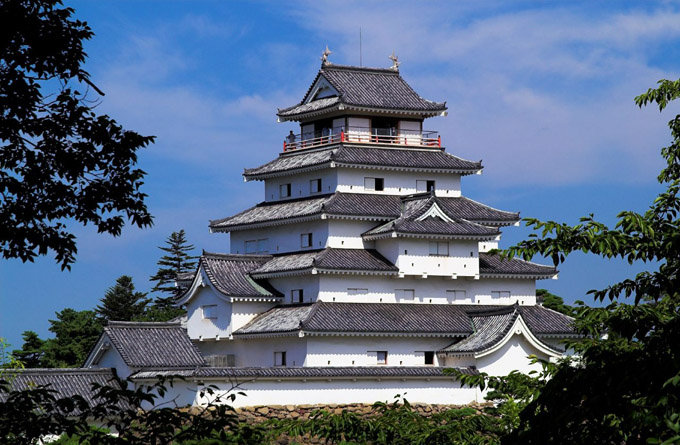 会津若松城_福岛_日本