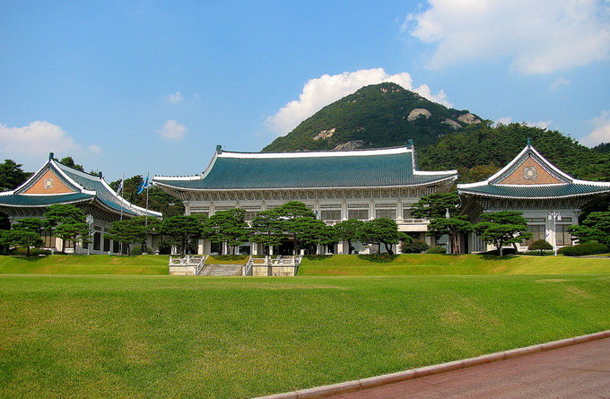 青瓦台_首尔_韩国