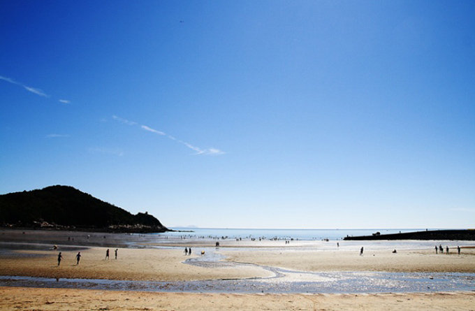 乙旺里海水浴场 _仁川 _韩国