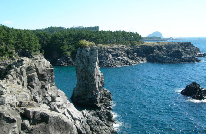 独立岩 _西归浦_韩国