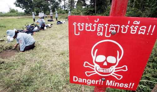 柬埔寨地雷村：没踩过的地面都不安全图片
