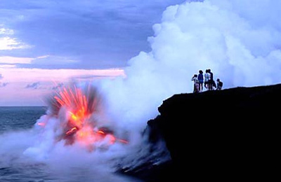 大岛 夏威夷的火山岛