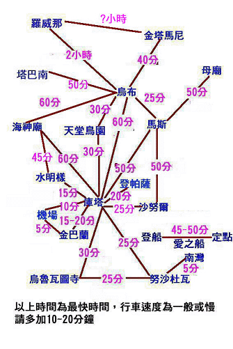 巴厘岛地图图片