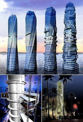 创意无限 迪拜那些神奇的建筑图片