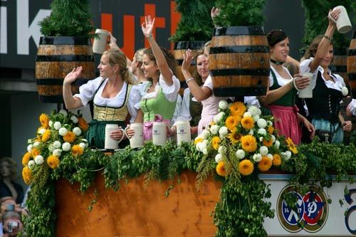 慕尼黑十月啤酒节 最有激情的德国狂欢活动