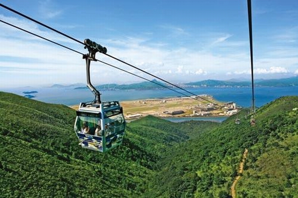 观大佛坐缆车 必去大屿山图片