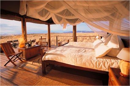 去非洲旅游,住在红土沙漠中的帐篷酒店：Wolwedans Dunes度假屋-纳米比亚