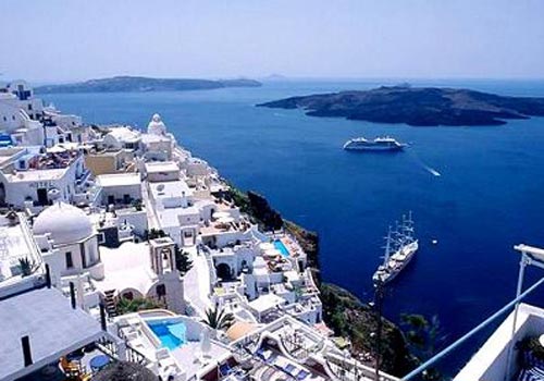 希腊美丽小岛 让人流连忘返图片