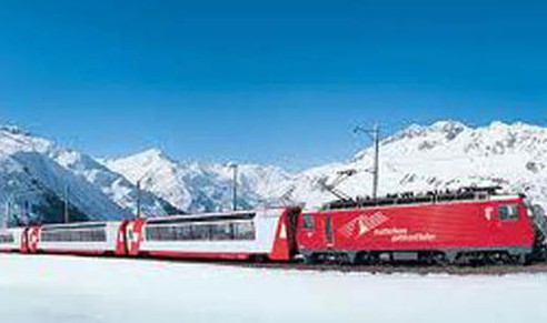 瑞士冰川快车 世界上行驶最慢的观景快车