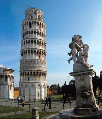 意大利比萨斜塔 世界建筑史上的绝笔