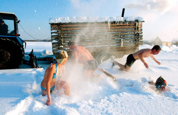 冰封贝加尔湖 零下40℃的俄式狂欢