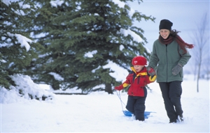 全家人的快乐假期 冬季到加拿大去赏雪