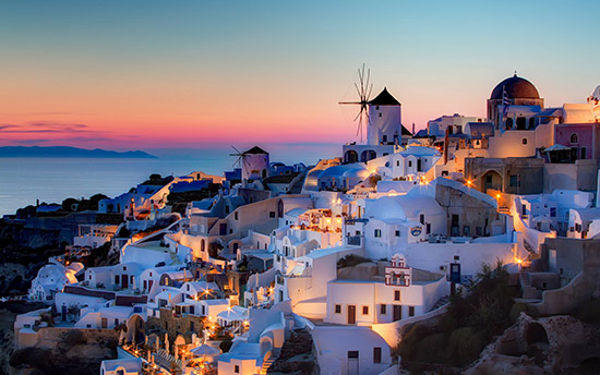 希腊令人陶醉的Greece蓝色浪漫