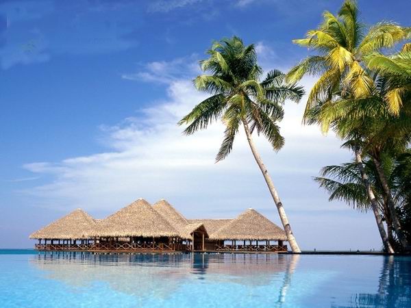 马尔代夫著名的水上屋