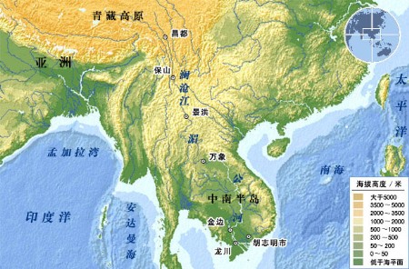 多国共享湄公河 东南亚最大河流