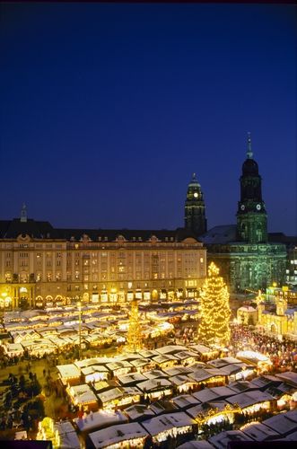 德累斯顿圣诞市场 来源：德国国家旅游局