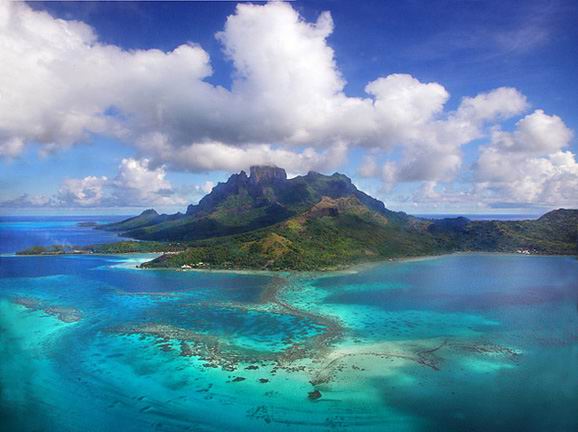 大溪地博吉博拉博拉市Bora Bora-世界十大最美海滩推荐
