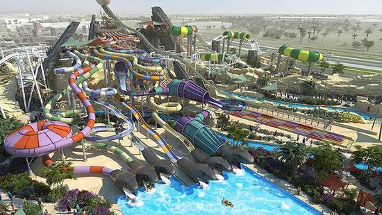 阿布扎比酋长国的亚斯岛（Yas Island）  亚斯水上世界