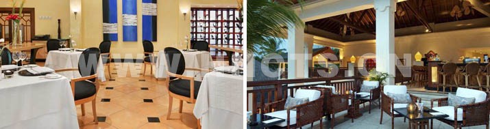 毛里求斯希尔顿度假村餐厅酒吧—— 中国旅行社毛里求斯专家